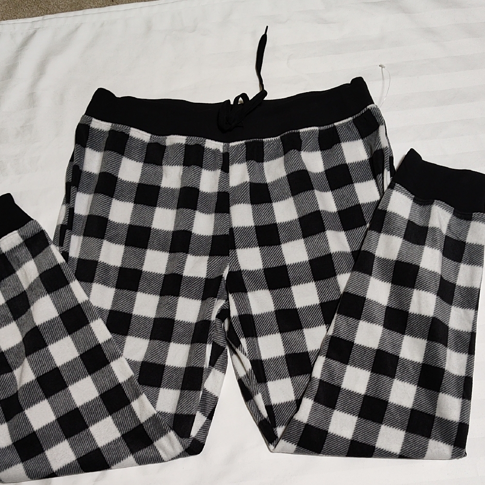 Black and White Checkered Pants